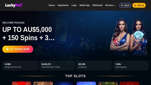 Luckyfox Casino casino screenshot